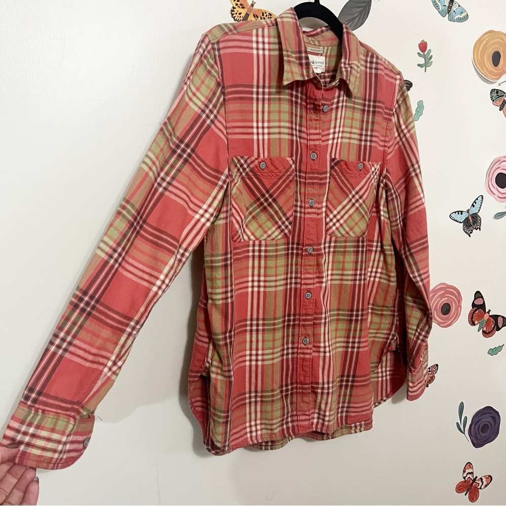 Denim & Supply Flannel Plaid Button-Up Shirt L - Picture 2 of 7